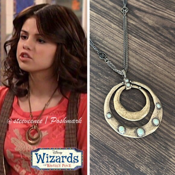 2000s Hammered Ring Necklace ASO Alex Russo - Picture 2 of 11